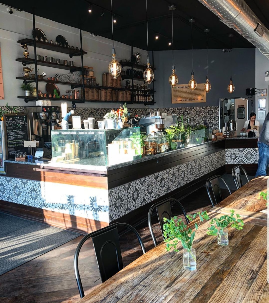 Oromo Cafe Lincoln Square interior