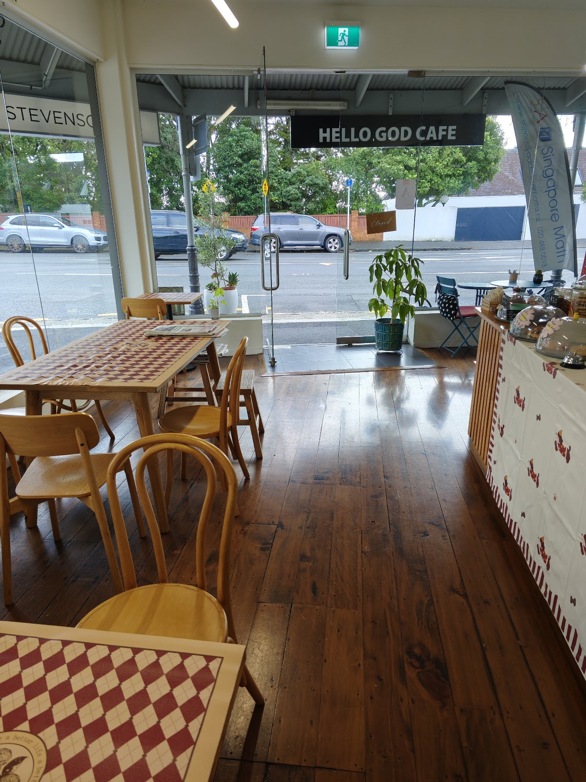 Hello God Cafe interior