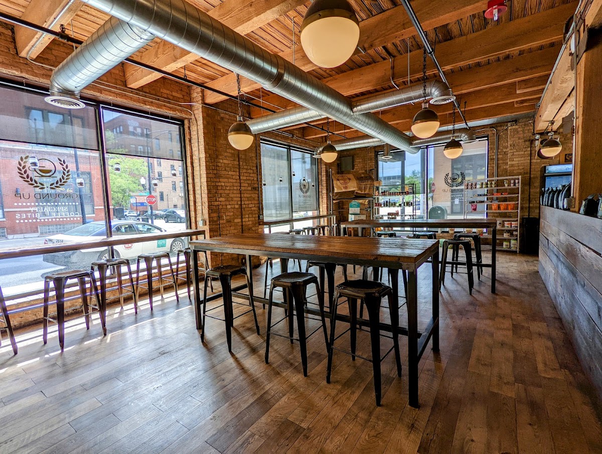 Ground Up Coffee & Bites interior