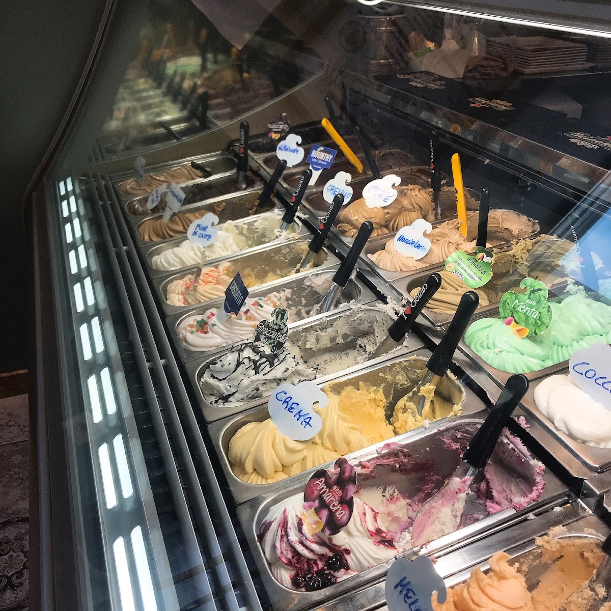 Cream and Chocolate interior