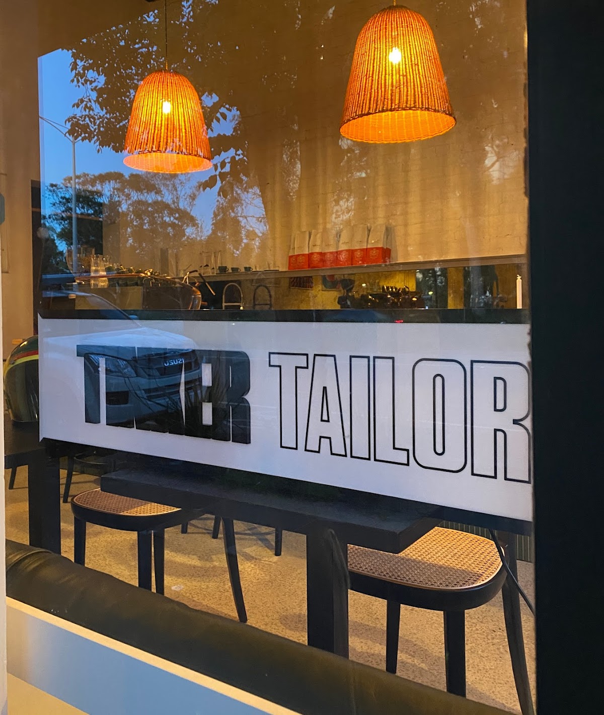 Tinker Tailor Cafe & Wine Bar interior