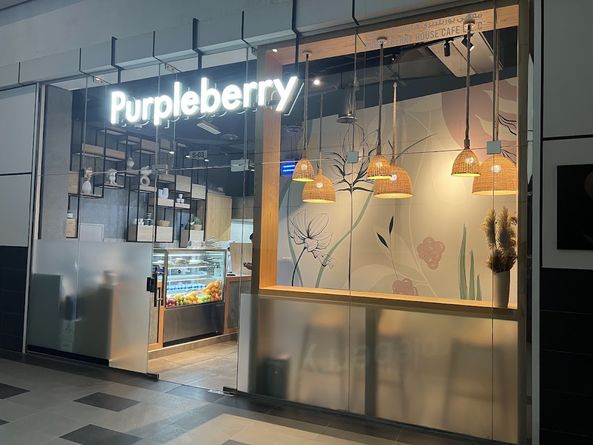 Purpleberry Cafe interior