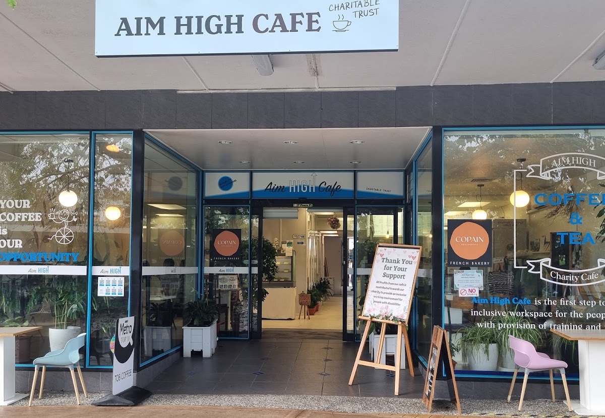 Aim High Cafe interior