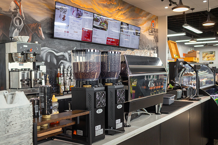 The Village Cafe interior