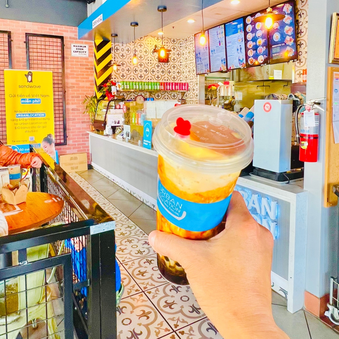 Urban Location Boba Tea House interior