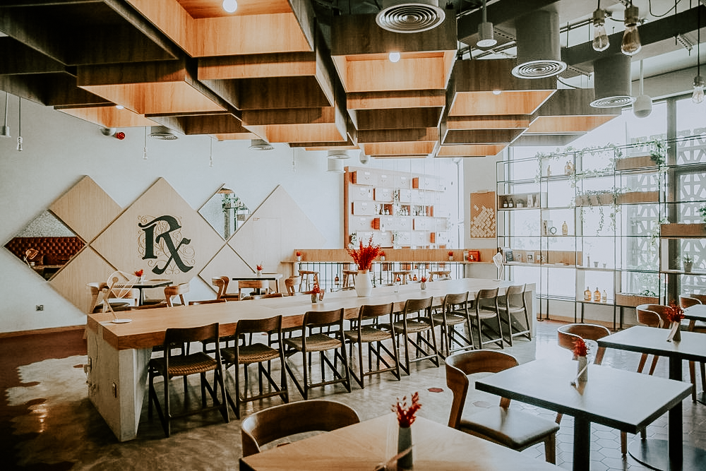 Rx Coffee Apothecary and Kitchen interior