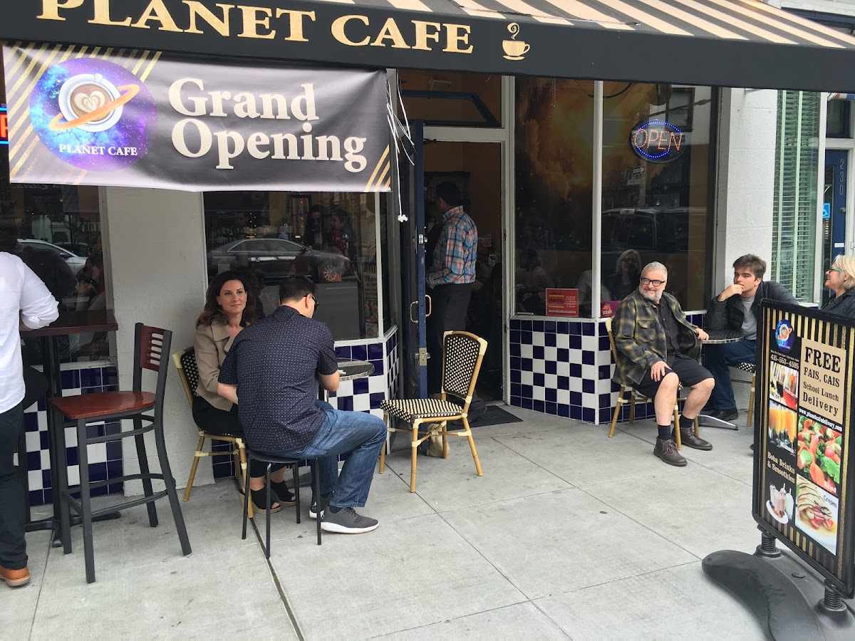 Planet Cafe interior