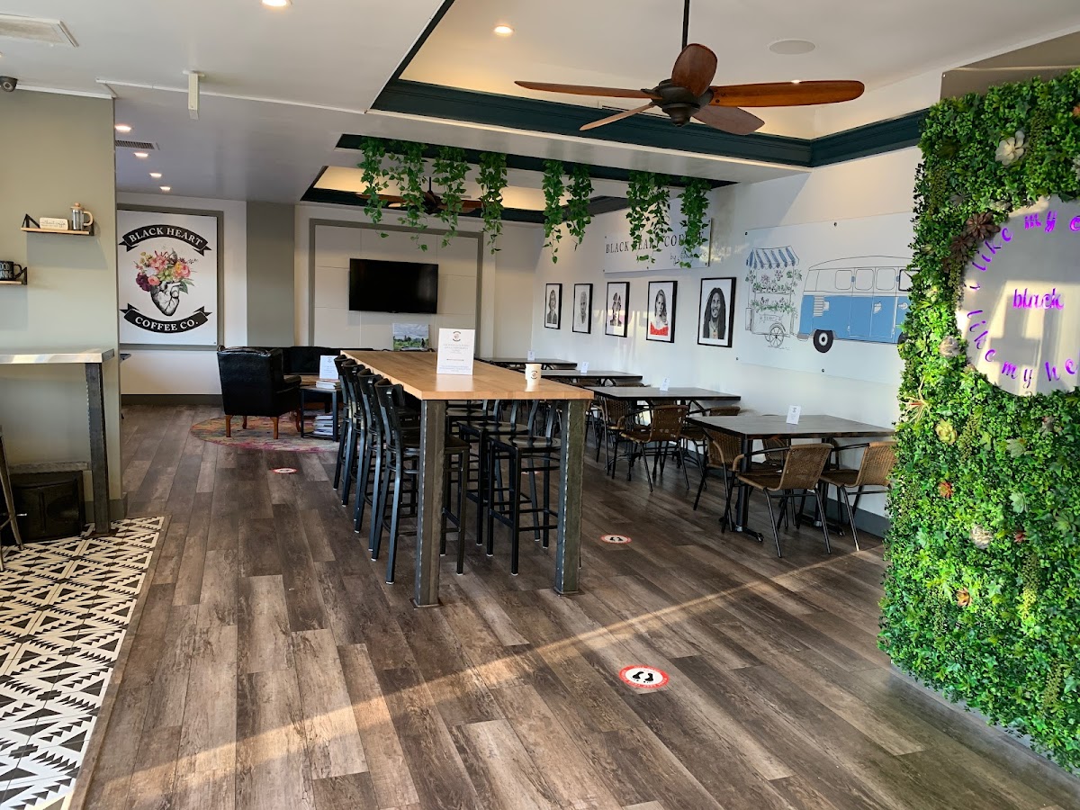 Black Heart Coffee Co. interior