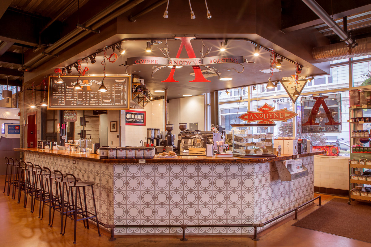 Anodyne Coffee Roasting interior