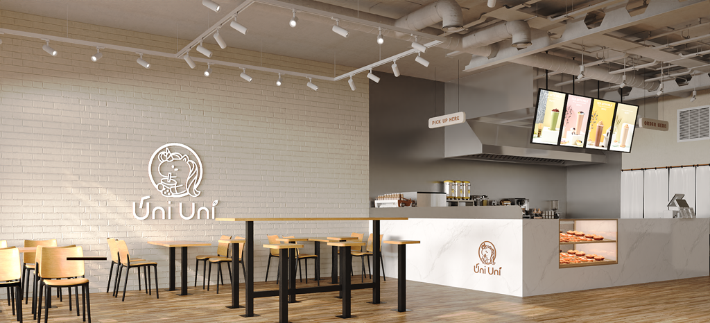 Uni Uni Bubble Tea interior