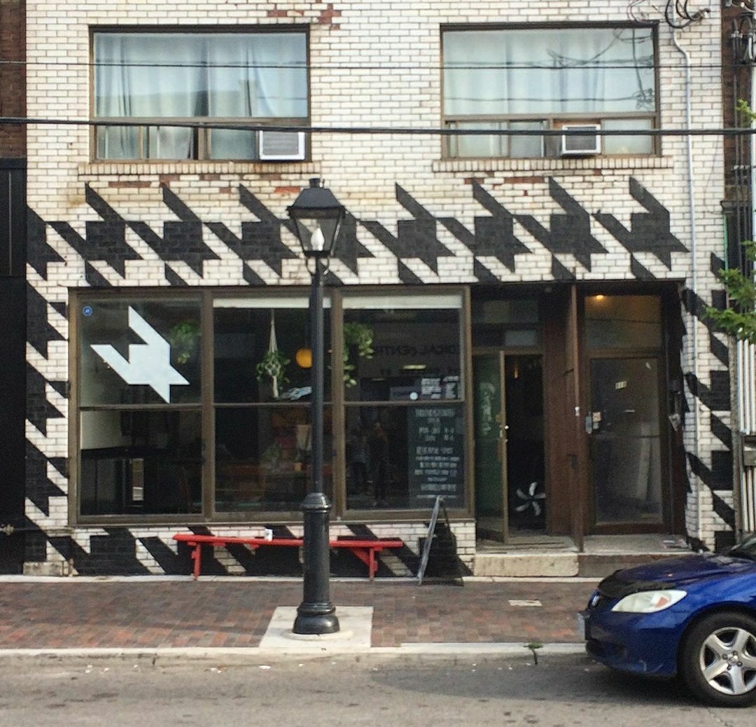 Houndstooth interior
