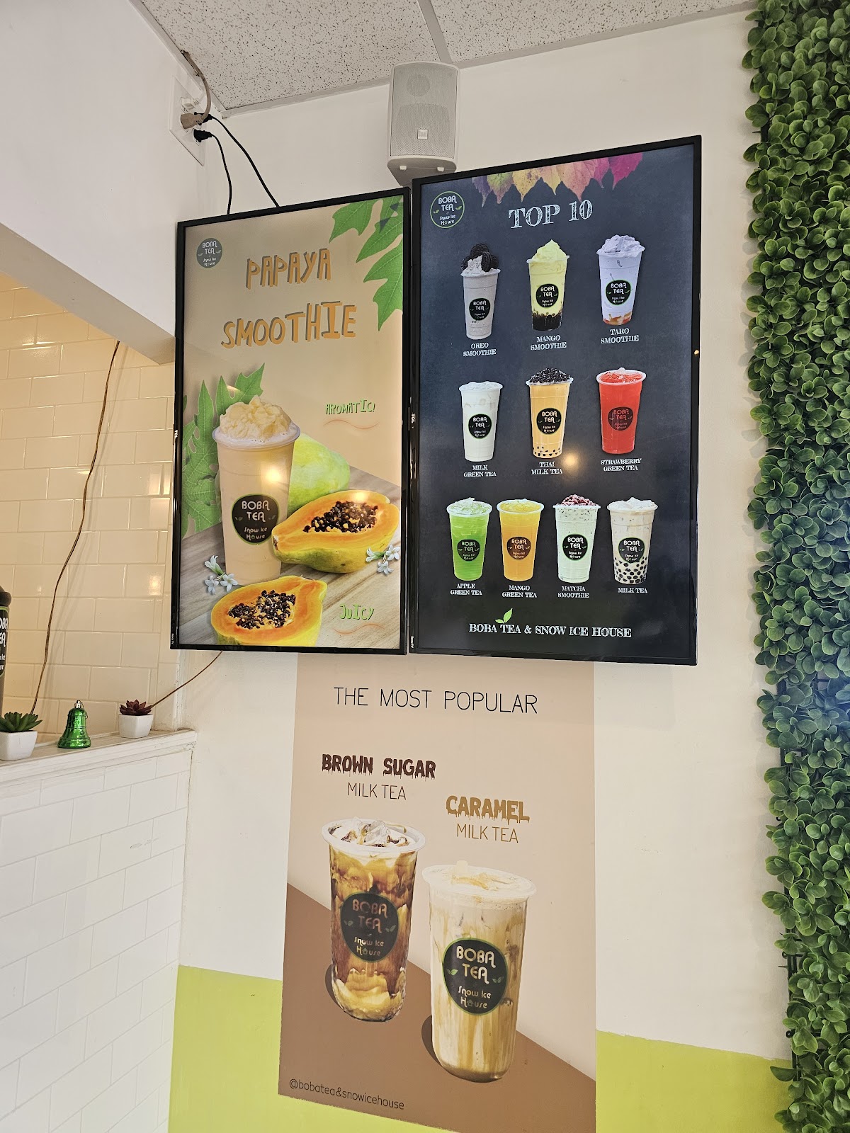 Boba Tea and Snow Ice interior