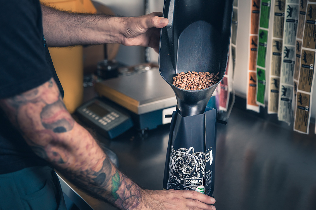Borealis Coffee Roastery interior