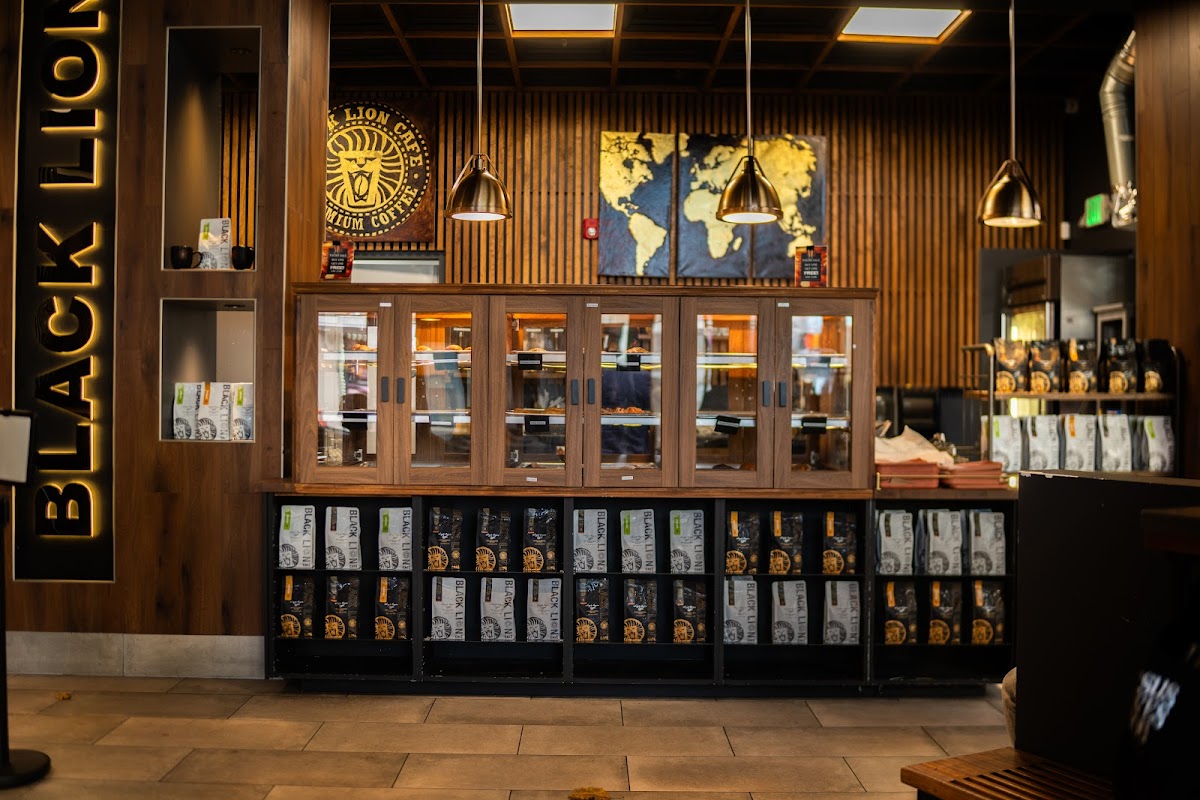 Black Lion Cafe Coffee & Pastry interior