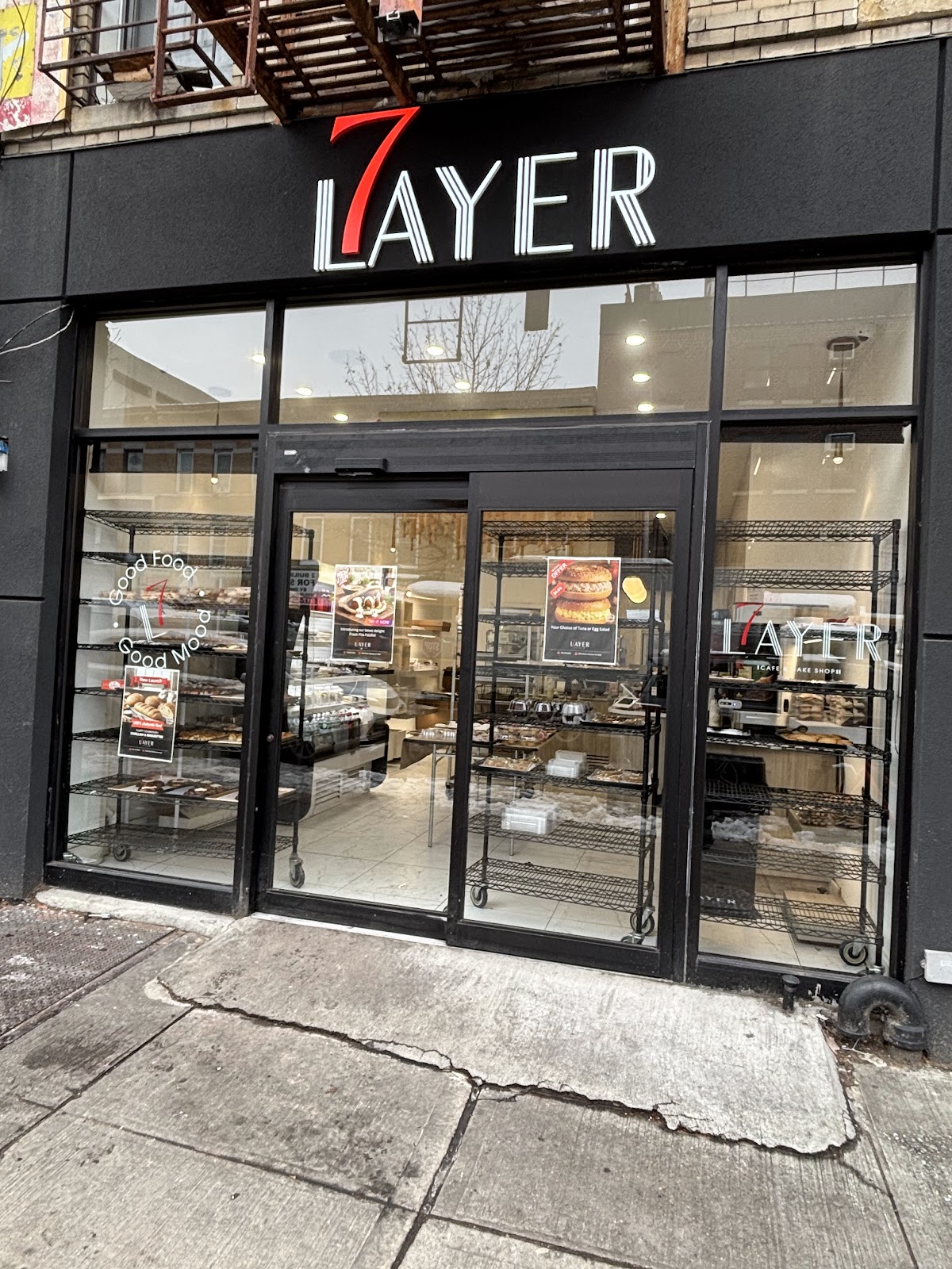 7 Layer Cafe and Bake Shop interior