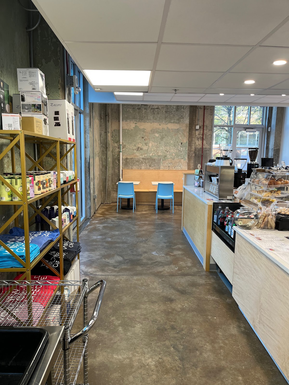 New World Cafe Durham interior