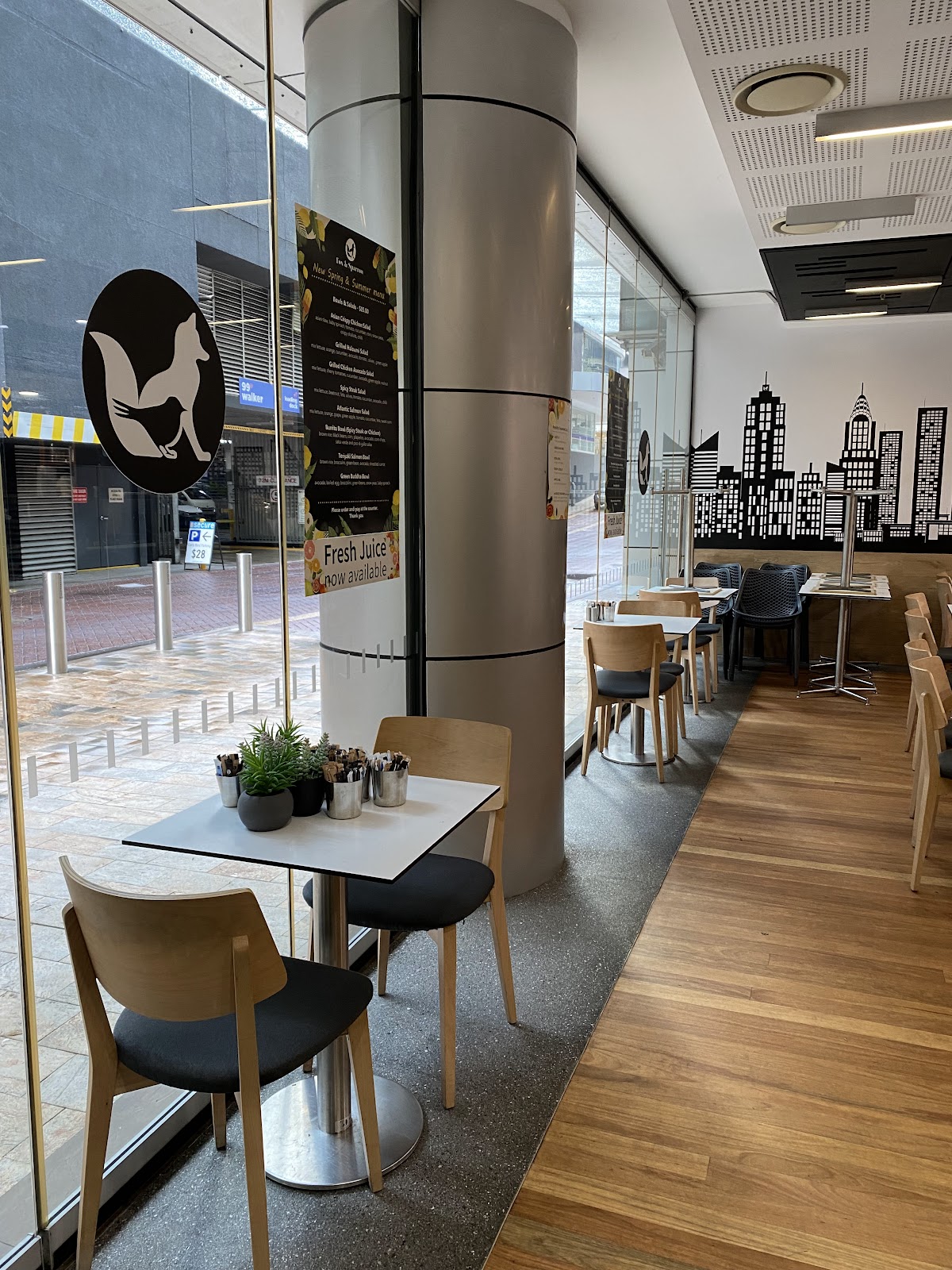 Fox & Sparrow Cafe interior