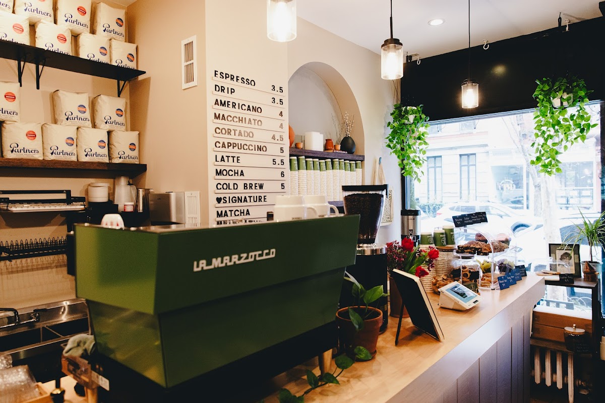 L B Coffee interior