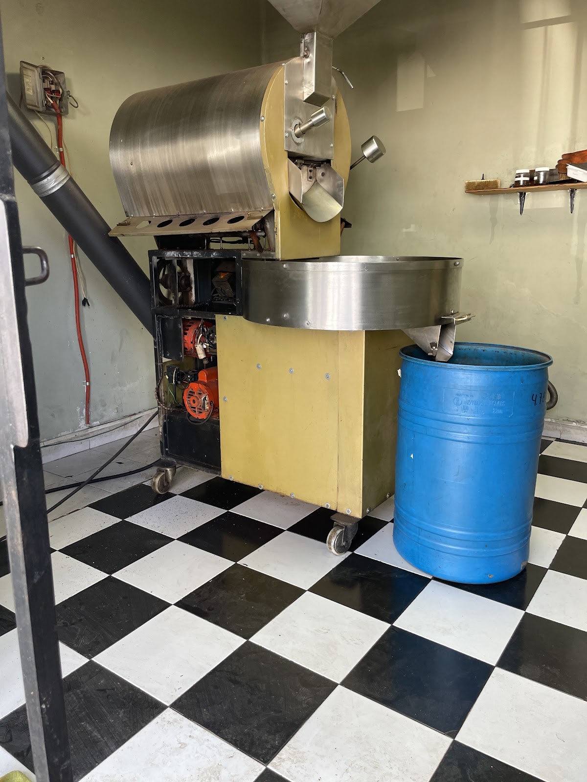 Molino de café interior