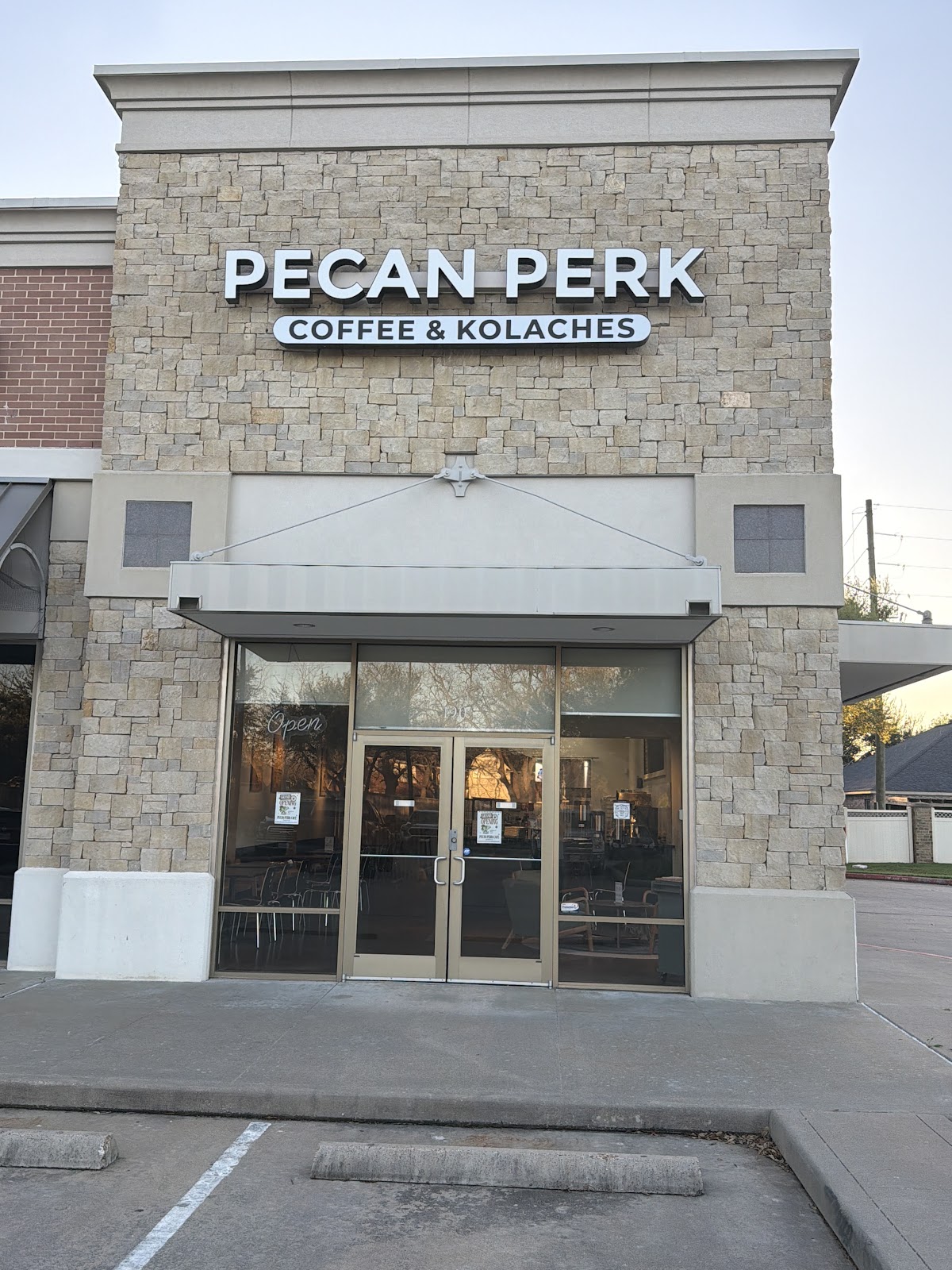 Pecan Perk Cafe interior