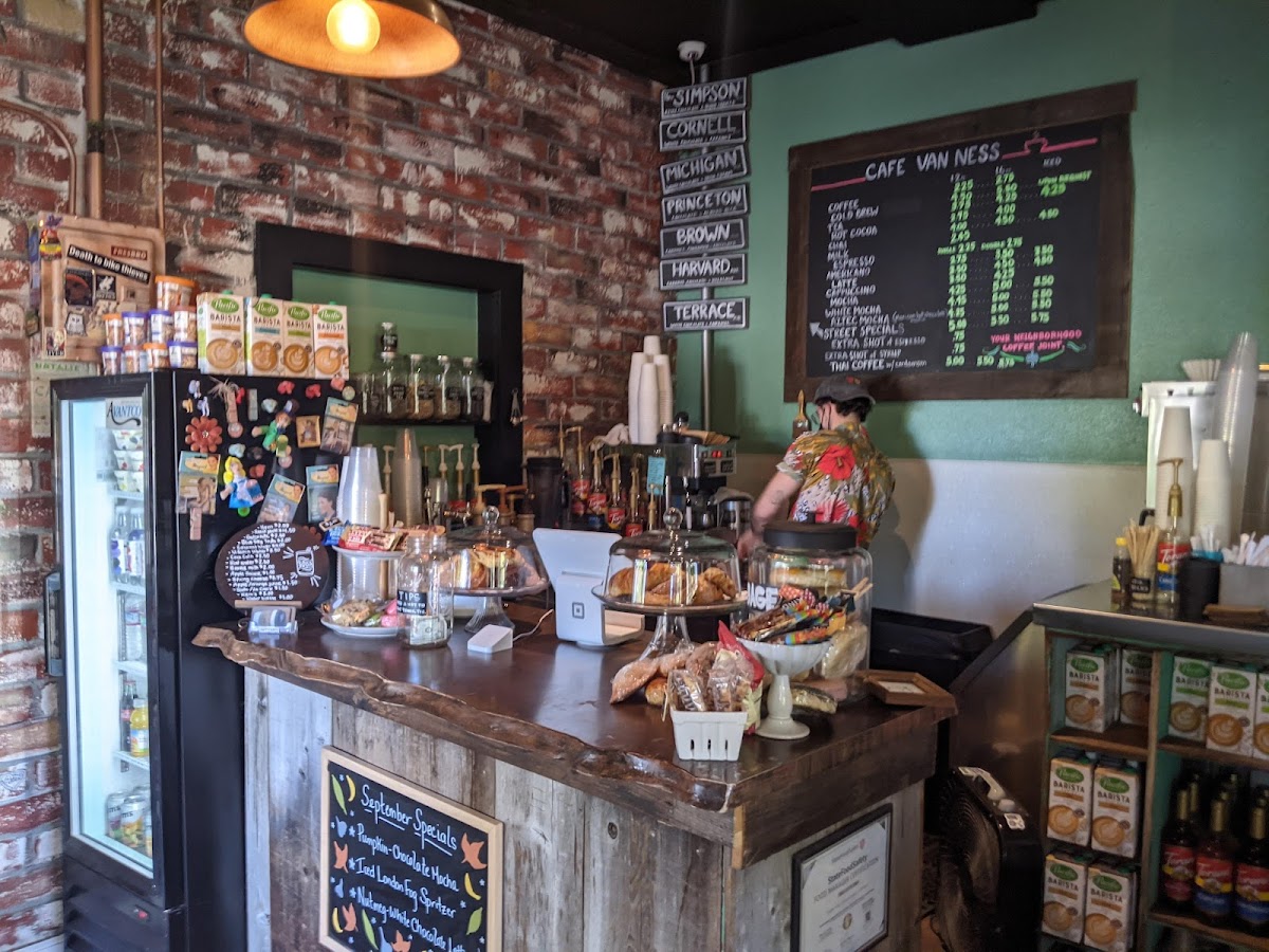 Cafe Van Ness interior