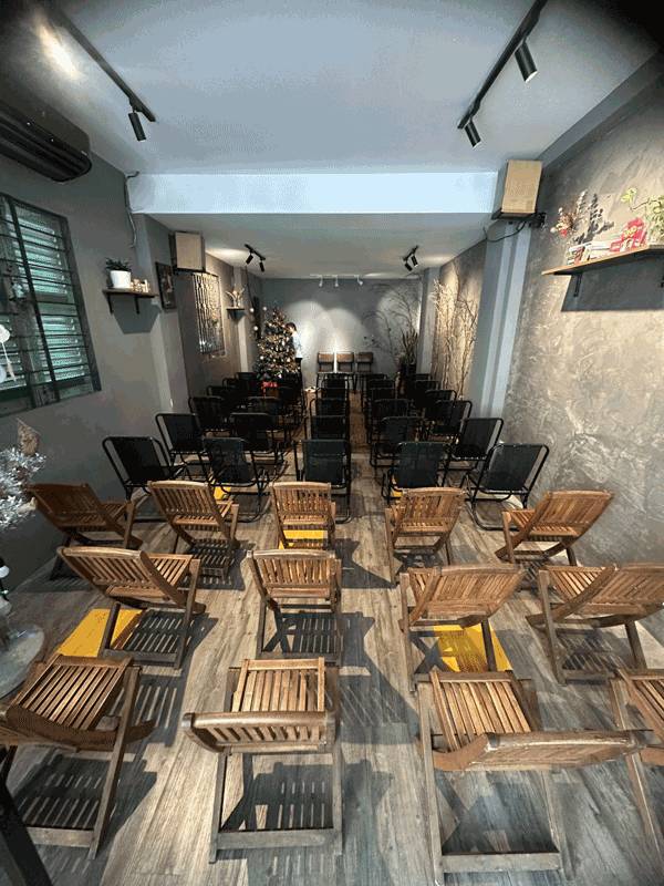 cà phê hải interior