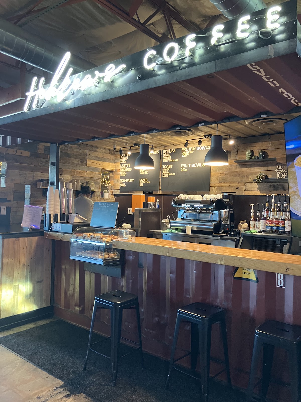 Hebrews Coffee interior