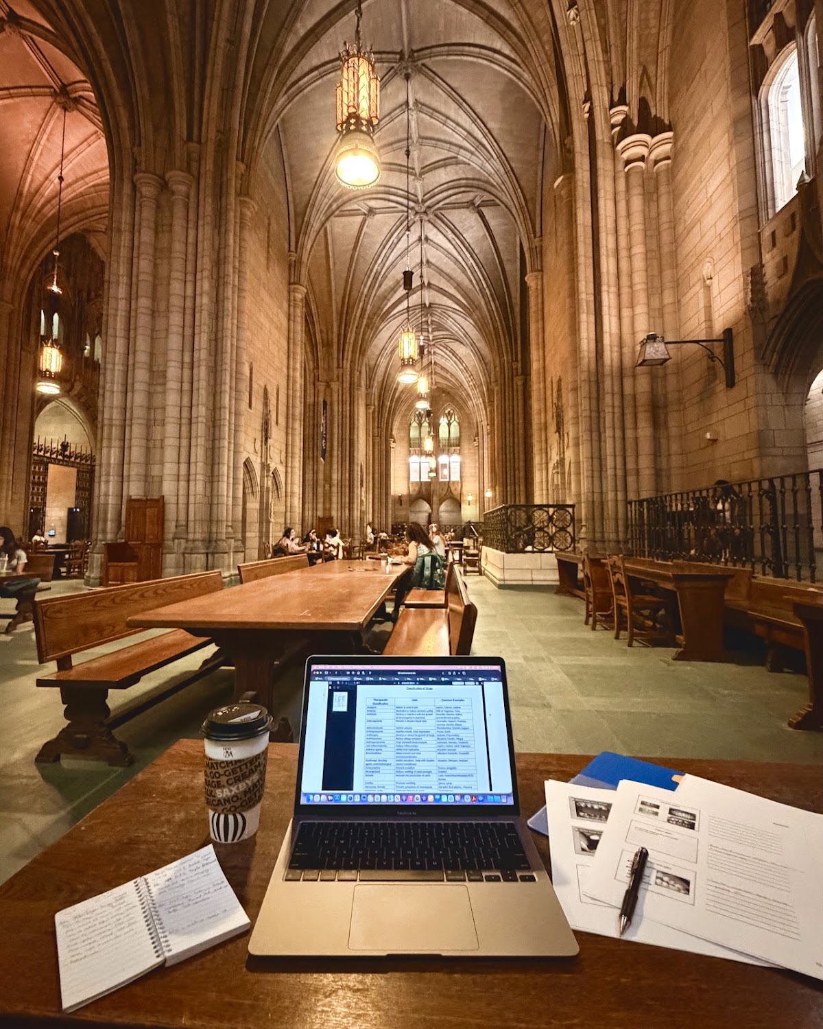 Saxbys at University of Pittsburgh Cathedral interior
