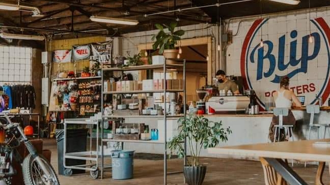Blip Coffee Roasters interior