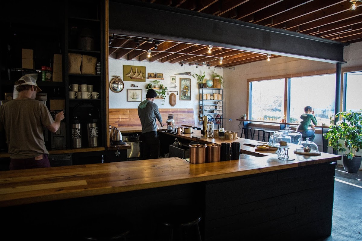 Three Ships Coffee Roasters interior