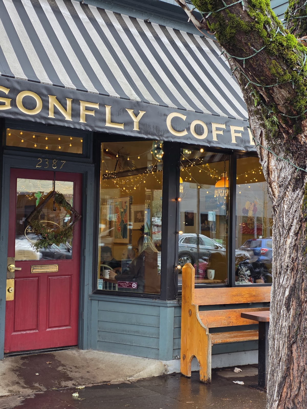 The Dragonfly Coffee House interior