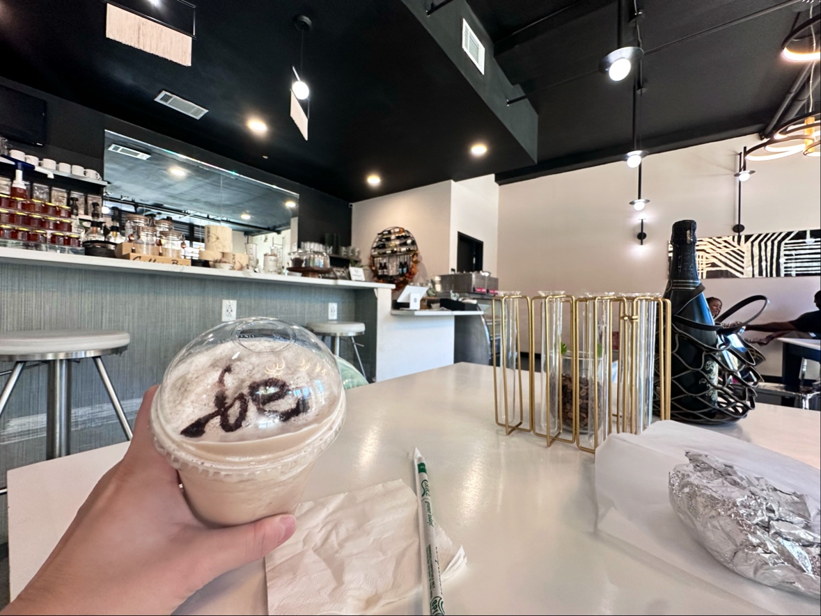 Be Coffee Tea Wine Cafe interior