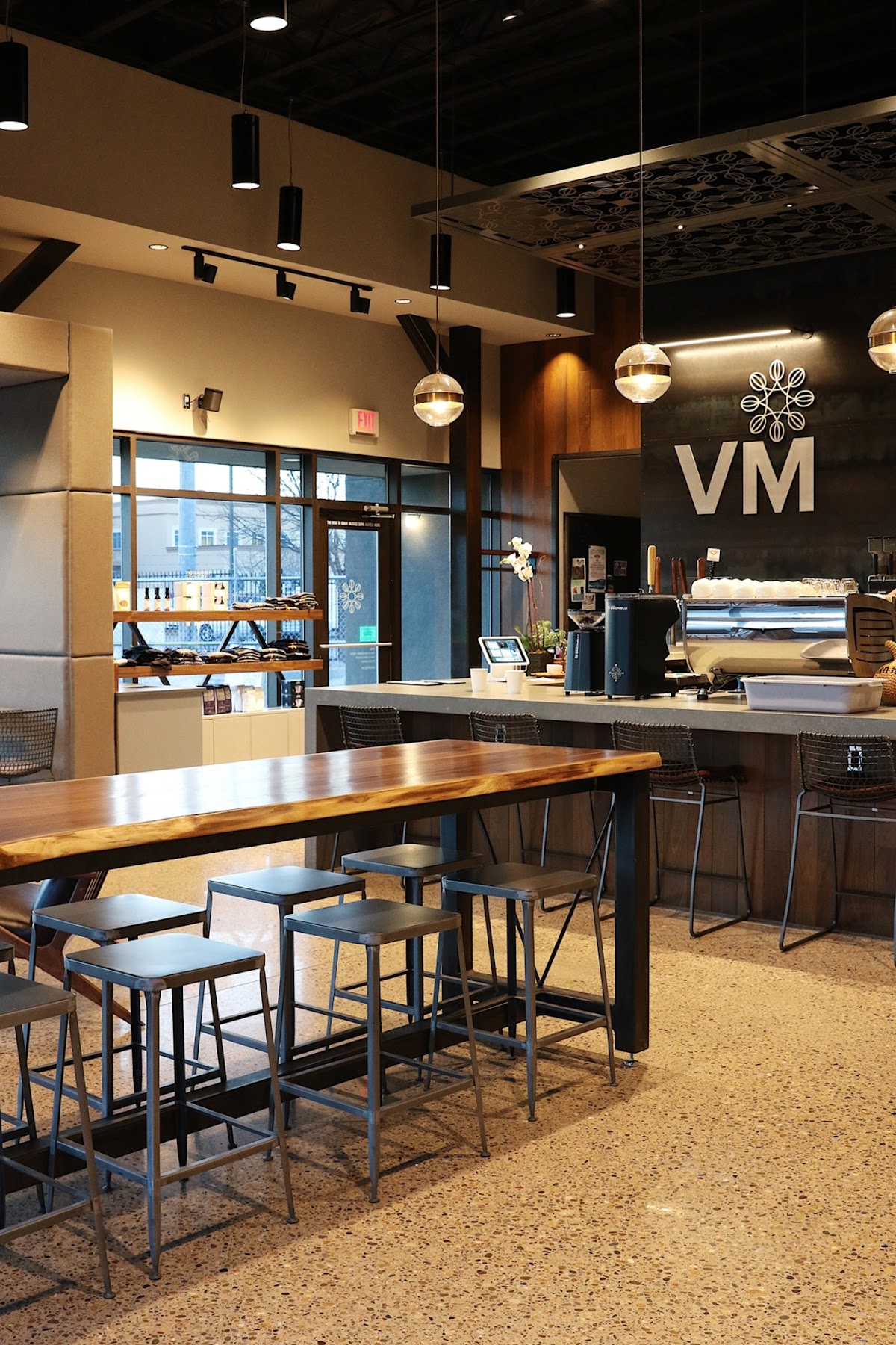 Villa Myriam Coffee Roasters interior