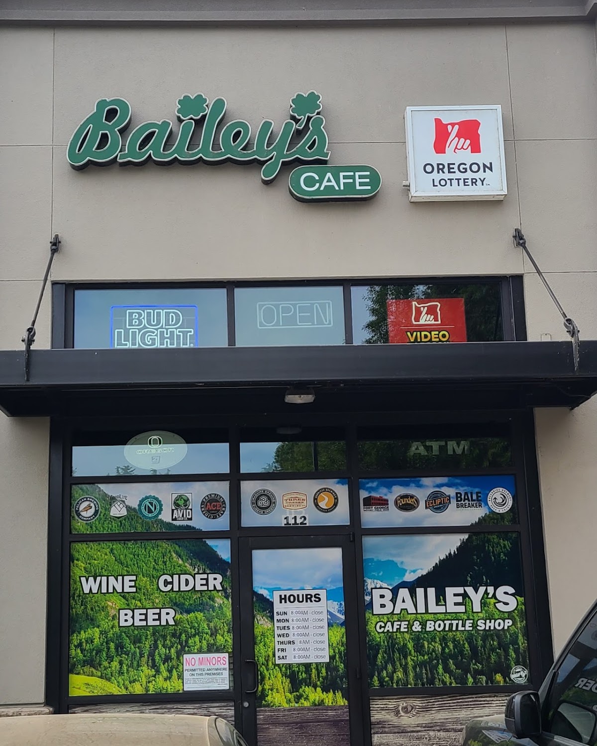 Baileys Cafe and Bottle Shop interior