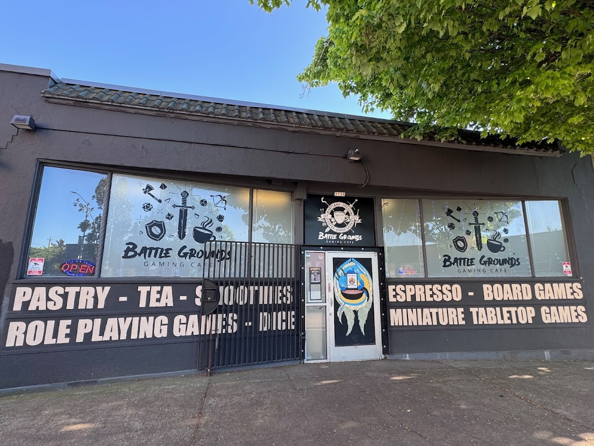 Battle Grounds Gaming Cafe interior