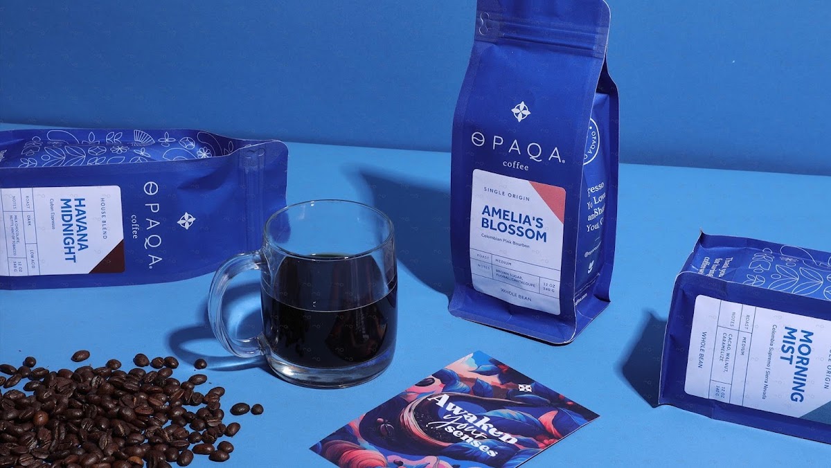 Opaqa Coffee Roasters interior