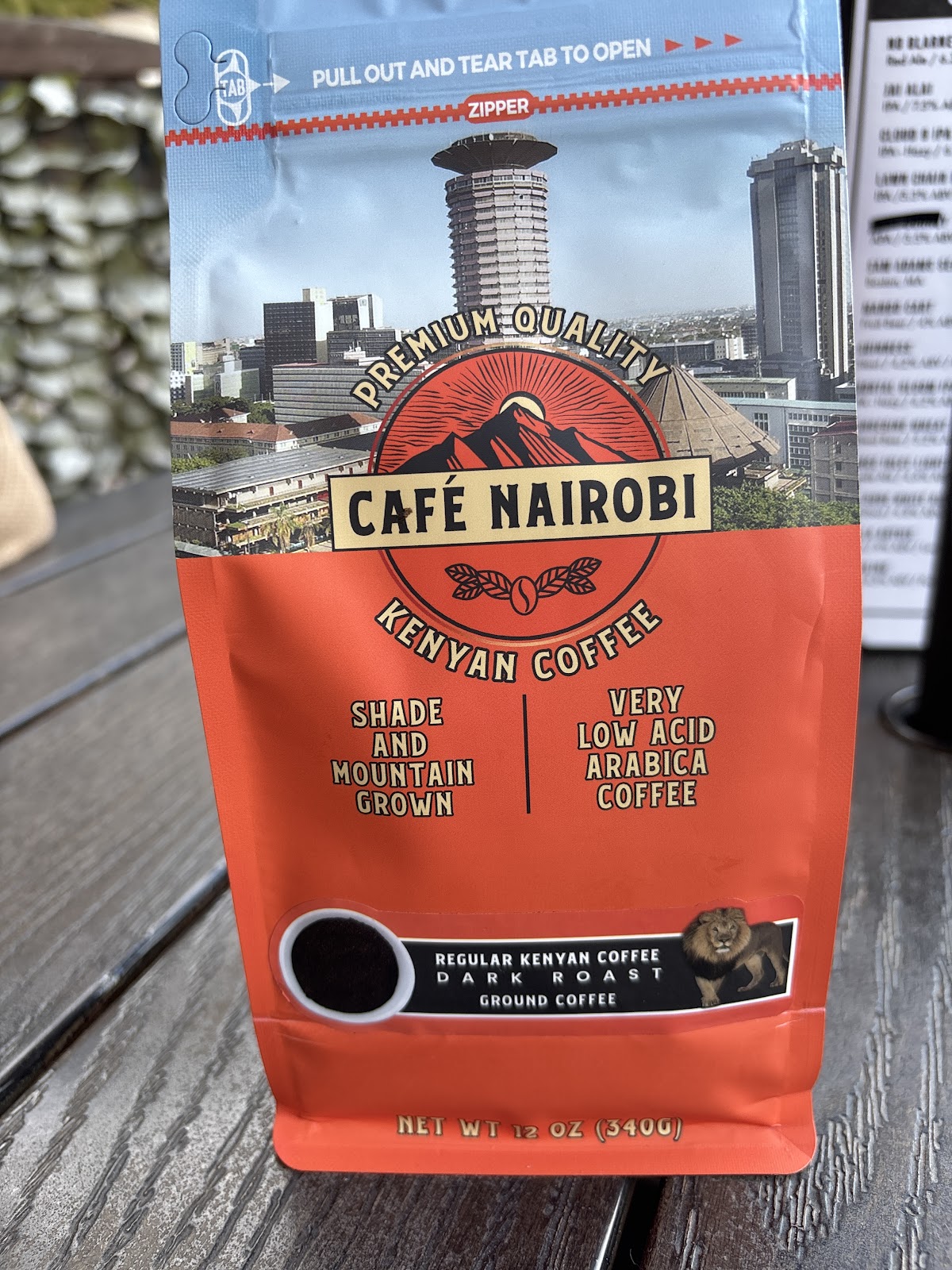Café Nairobi interior