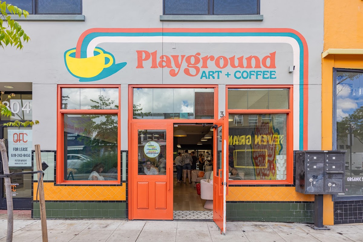 Playground Art + Coffee interior