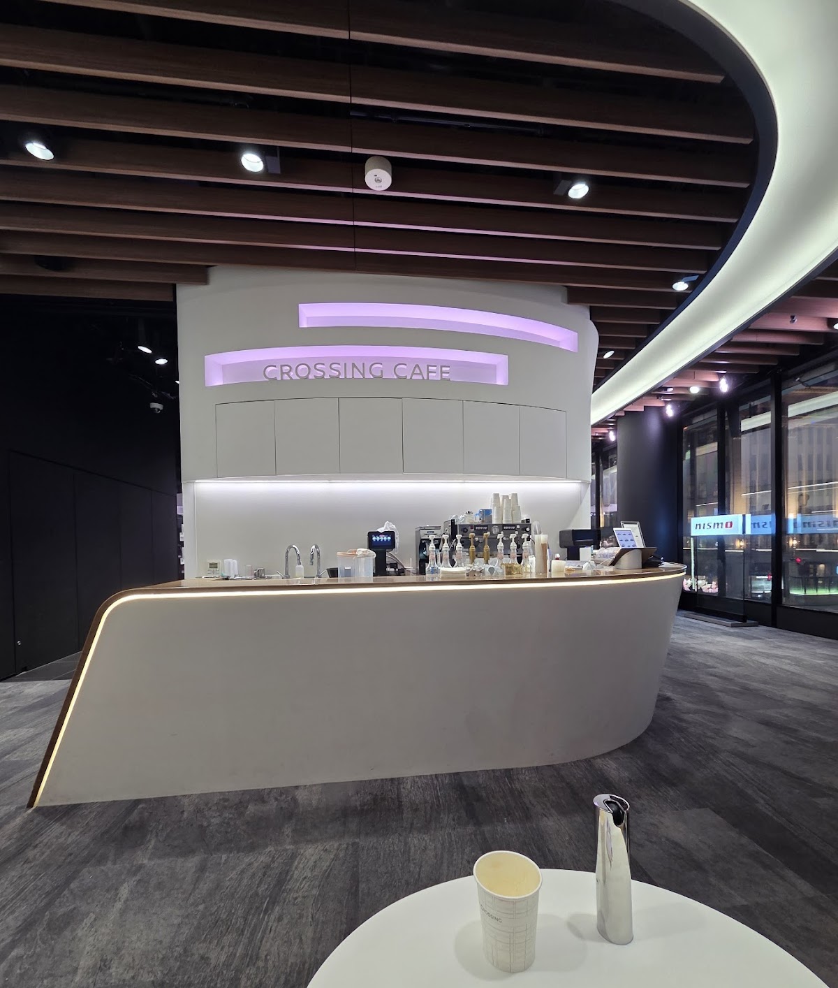 Crossing Cafe interior