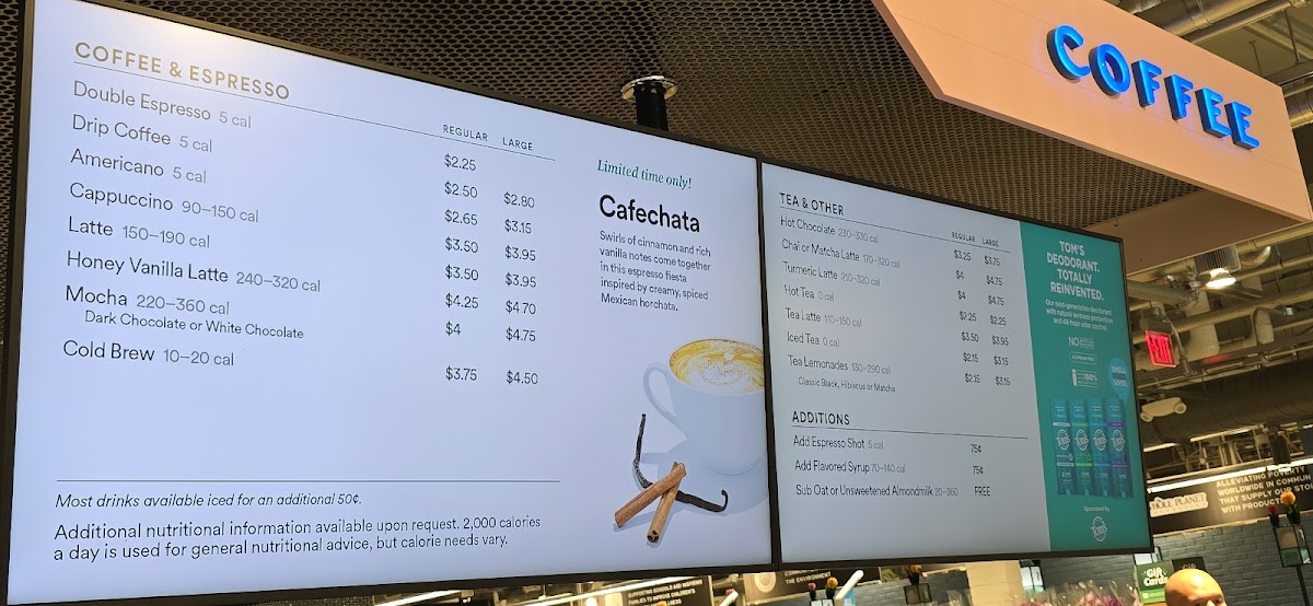 WFM Coffee Bar interior