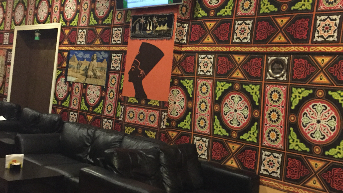 Luxor Cafe and Hookah Lounge interior