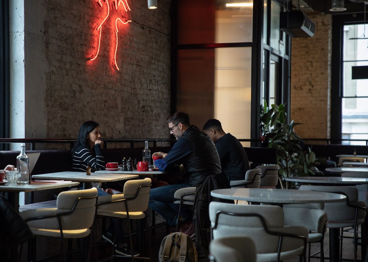Bridge cafe interior