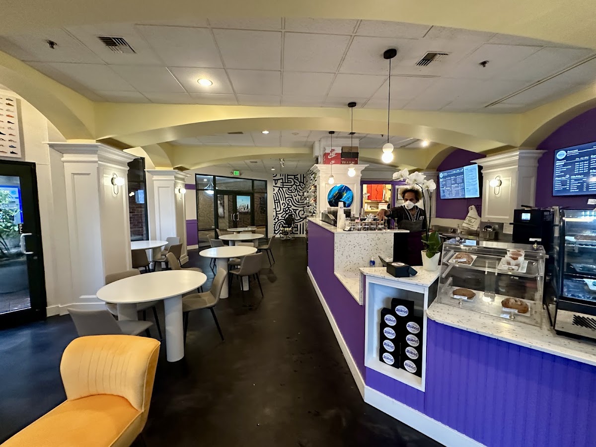 Blend Coffee & Kicks interior