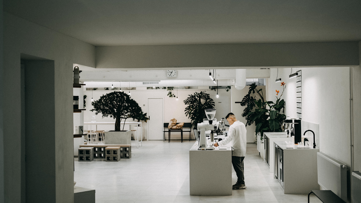 Mazelab Roastery and Store interior
