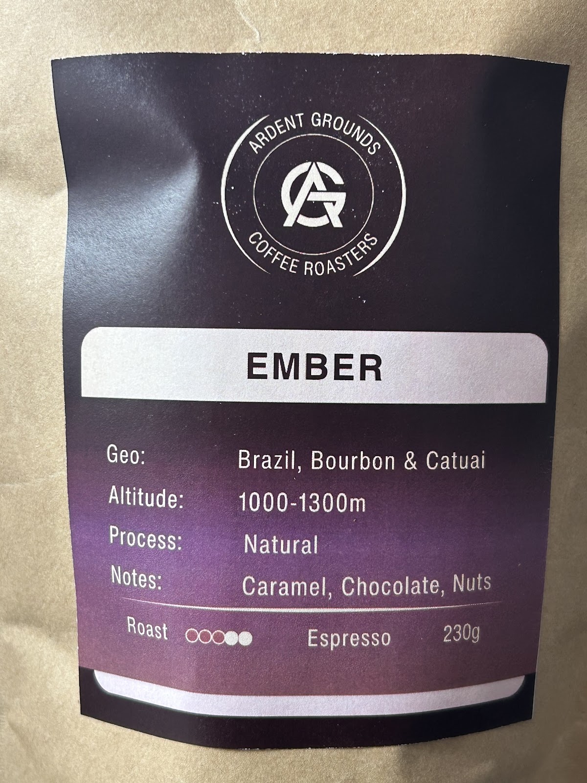 Ardent Grounds Coffee Roasters interior