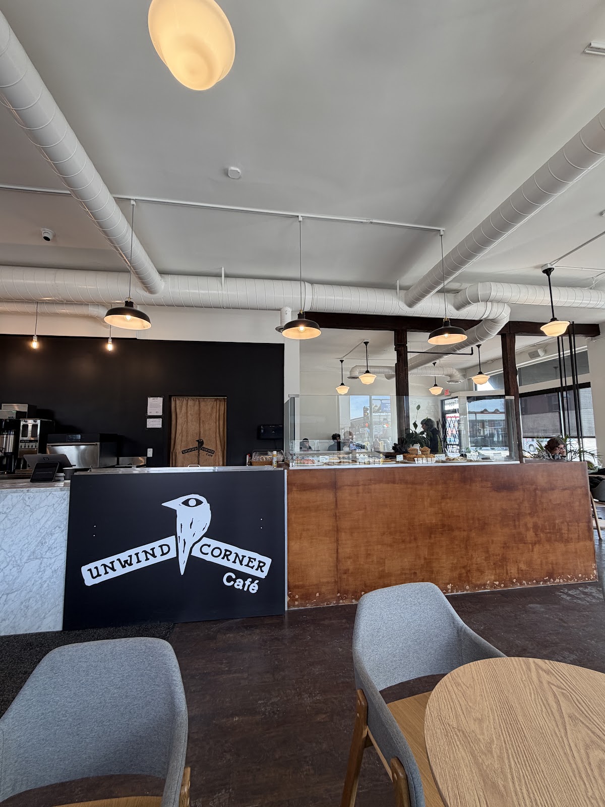 Unwind Corner Café interior