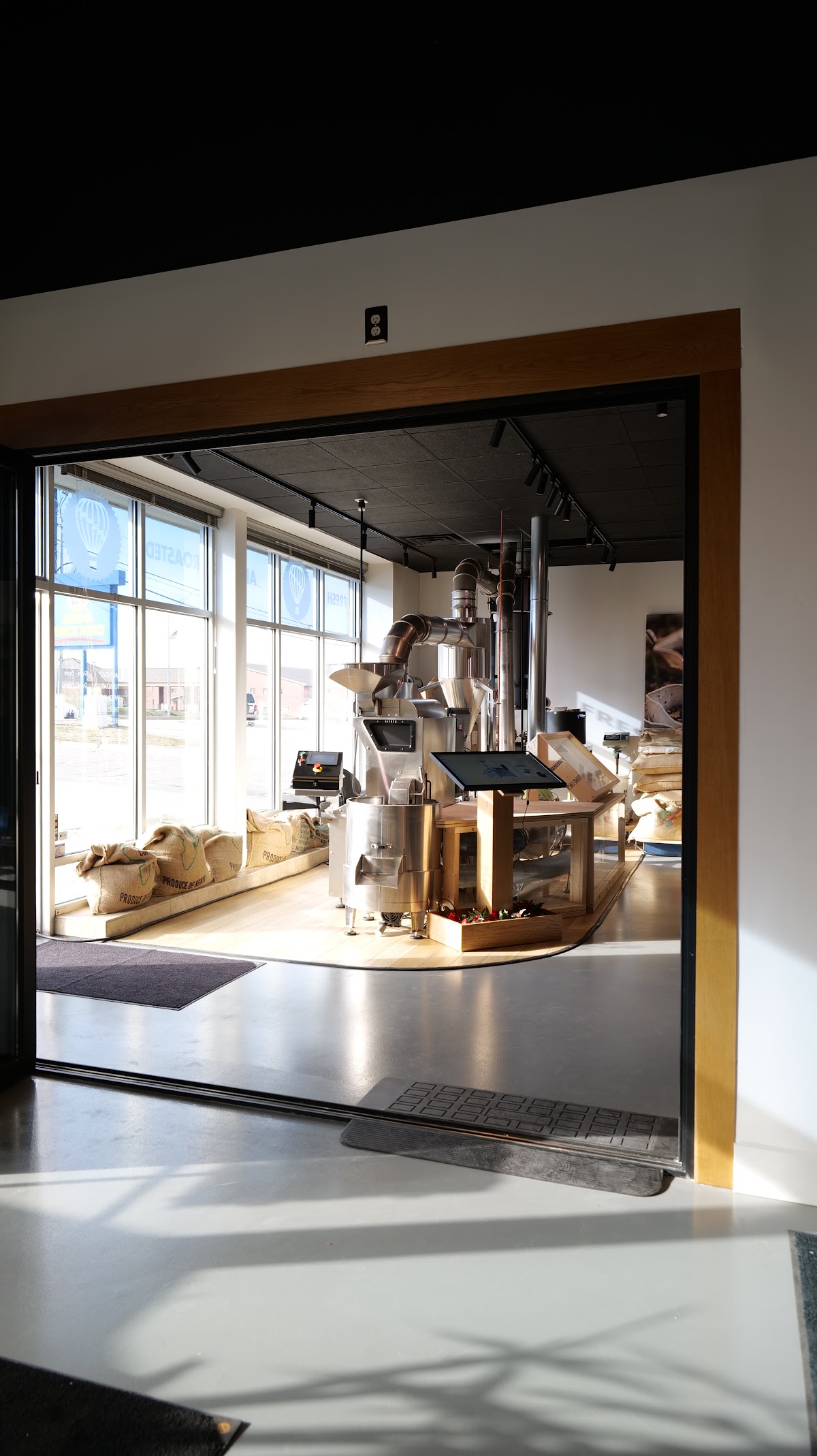 The Coffee Roaster interior