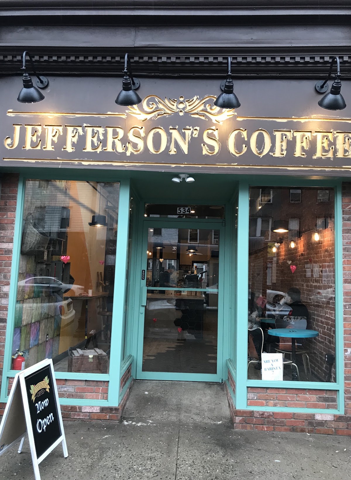 Jefferson's Coffee interior