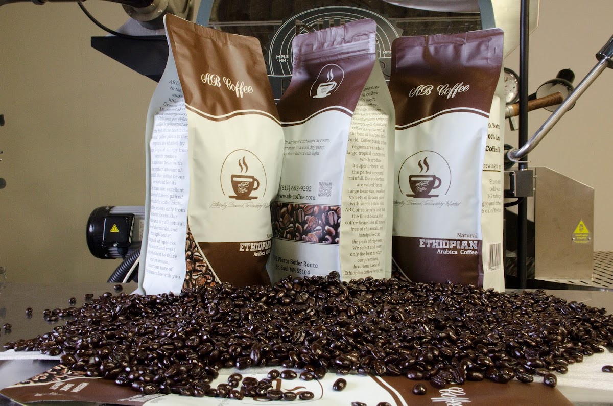 The AB Coffee Store interior