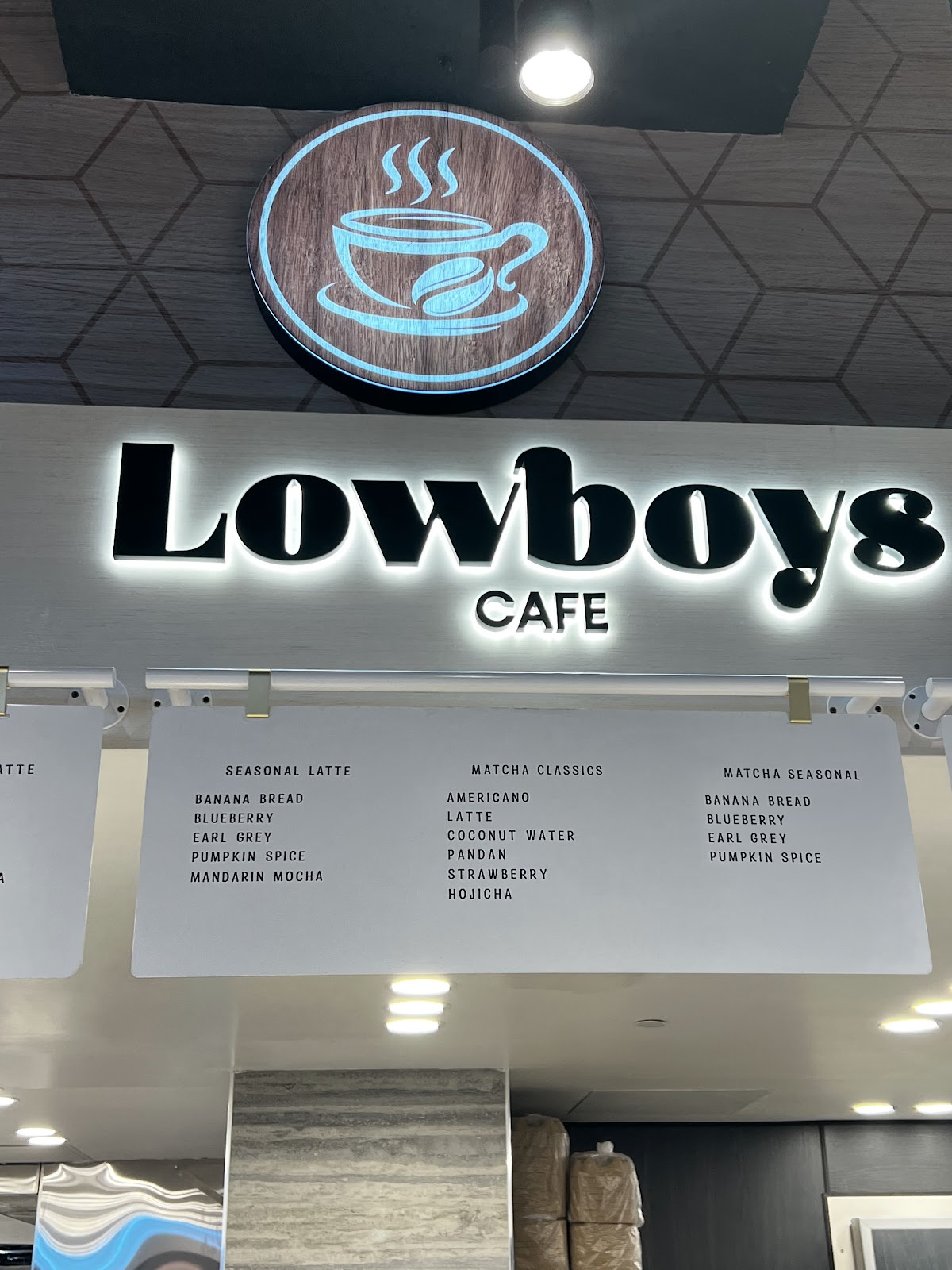 Lowboys Cafe interior